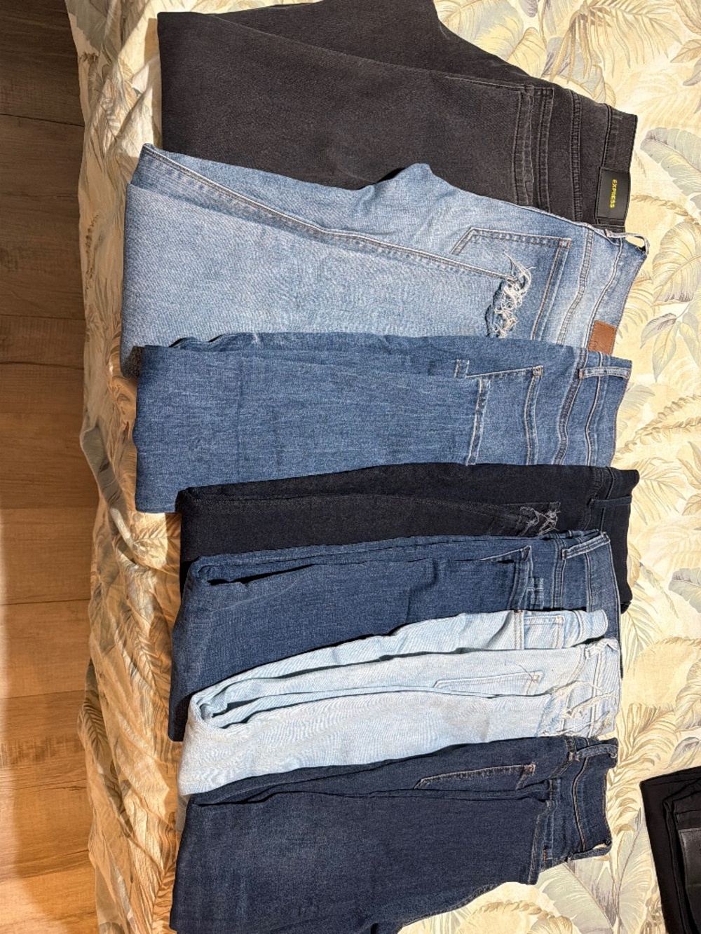7 pack of skinny 4r express jeans